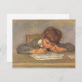 Jean Zeichnend von Pierre Renoir, Vintage Kunst (Vorne/Hinten)
