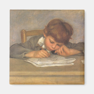 Jean Zeichnend von Pierre Renoir, Vintage Kunst Magnet
