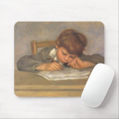 Jean Zeichnend von Pierre Renoir, Vintage Kunst Mousepad (Mit Mouse)