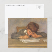 Jean Zeichnend von Pierre Renoir, Vintage Kunst