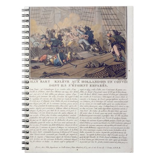 JeanBart (1651-1702), französisches Notizblock (Vorderseite)