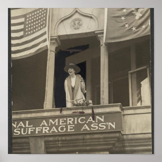 Jeanette Rankin - Erste Kongressabgeordnete Poster