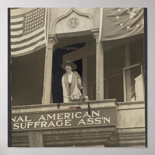 Jeanette Rankin - Erste Kongressabgeordnete Poster (Vorne)