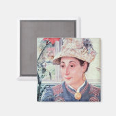 Jeanette Rubenson, 1883 Magnet (Vorderseite/Rückseite)