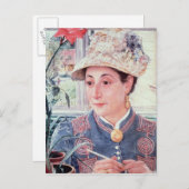 Jeanette Rubenson, 1883 Postkarte (Vorne/Hinten)