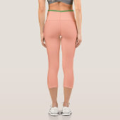 JEANIE DEE "PEACH" - HIGH-WAISTED CAPRI PANTS LEGGINGS (Rückseite)