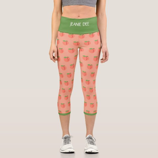 JEANIE DEE "PEACH TREE" - HIGH WAISTED CAPRI PANTS (Vorderseite)