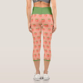 JEANIE DEE "PEACH TREE" - HIGH WAISTED CAPRI PANTS LEGGINGS (Rückseite)