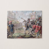 Jeanne d'Arc (1412-31) bestellt Englisch, um zu Puzzle (Horizontal)