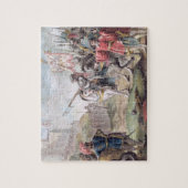 Jeanne d'Arc (1412-31) bestellt Englisch, um zu Puzzle (Vertikal)