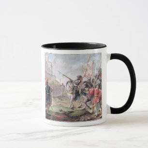 Jeanne d'Arc (1412-31) bestellt Englisch, um zu Tasse