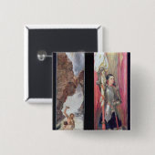 Jeanne d'Arc, 1890s Button (Vorne & Hinten)