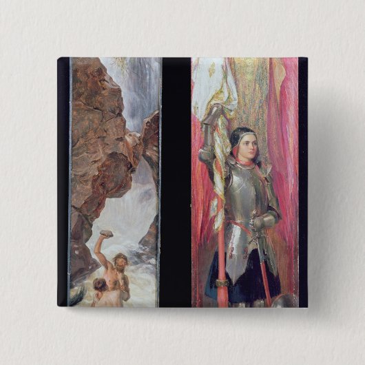 Jeanne d'Arc, 1890s Button (Vorderseite)