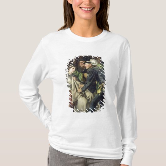 Jeanne d'Arc beleidigte in Gefängnis, 1866 T-Shirt (Vorderseite)