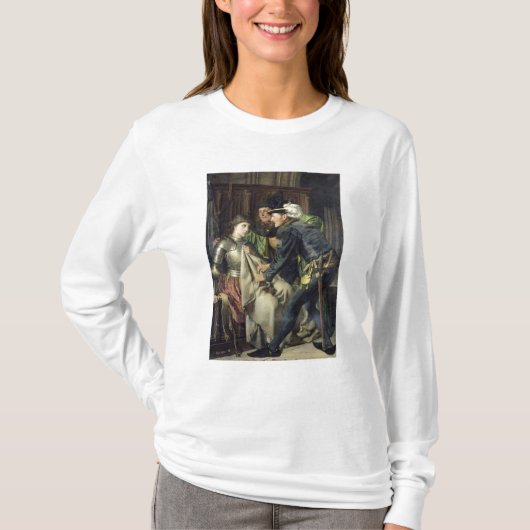Jeanne d'Arc beleidigte in Gefängnis, 1866 T-Shirt (Vorderseite)