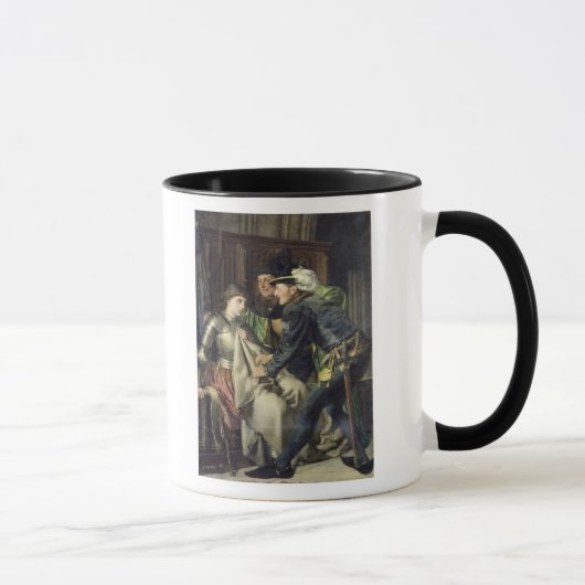 Jeanne d'Arc beleidigte in Gefängnis, 1866 Tasse (Rechts)