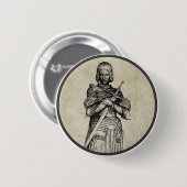Jeanne D'Arc Button (Vorne & Hinten)