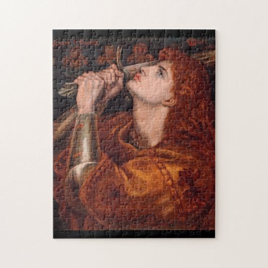 Jeanne d'Arc, C. 1882 durch Dante Gabriel Rossetti Puzzle (Vertikal)