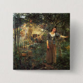 Jeanne d'Arc durch Jules Bastien Lepage Button (Vorderseite)