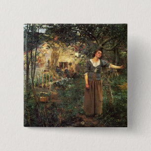 Jeanne d'Arc durch Jules Bastien Lepage Button