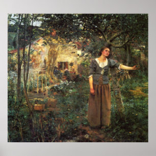 Jeanne d'Arc durch Jules Bastien Lepage Poster