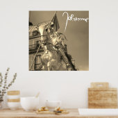 Jeanne d'Arc Johanna von Orléans Emmanuel Frémiet Poster (Küche)
