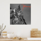 Jeanne d'Arc Johanna von Orléans Emmanuel Frémiet Poster (Küche)