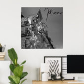 Jeanne d'Arc Johanna von Orléans Emmanuel Frémiet Poster (Heimbüro)