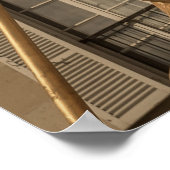 Jeanne d'Arc Johanna von Orléans Emmanuel Frémiet Poster (Ecke)