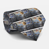 Jeanne d'Arc mit Fahne Krawatte (Gerollt)