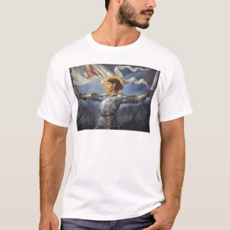 Jeanne d'Arc mit Fahne T-Shirt