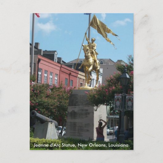 Jeanne d'Arc New Orleans Postkarte (Vorderseite)