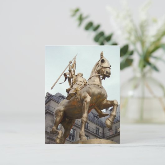 Jeanne d'Arc Postkarte (Stehend Vorderseite)