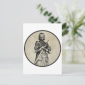 Jeanne d'Arc Postkarte (Stehend Vorderseite)