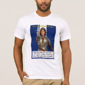 Jeanne d'Arc rettete Frankreich -- WWI T-Shirt (Vorderseite)