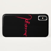 Jeanne d'Arc Saint Joan Heilige Johanna Signature Case-Mate iPhone Hülle (Rückseite (Horizontal))
