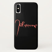 Jeanne d'Arc Saint Joan Heilige Johanna Signature Case-Mate iPhone Hülle (Rückseite)