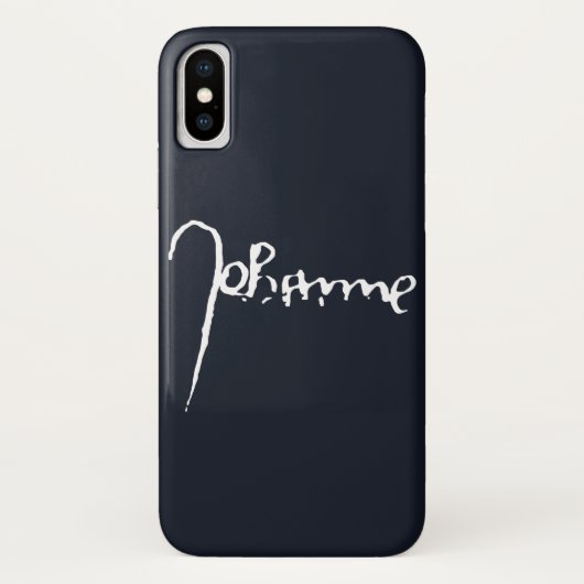 Jeanne d'Arc Saint Joan Heilige Johanna Signature Case-Mate iPhone Hülle (Rückseite)