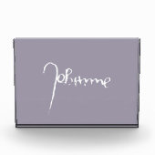 Jeanne d'Arc Saint Joan Heilige Johanna Signature Fotoblock (Vorderseite)