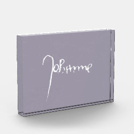 Jeanne d'Arc Saint Joan Heilige Johanna Signature Fotoblock