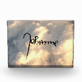 Jeanne d'Arc Saint Joan Heilige Johanna Signature Fotoblock (Vorderseite)