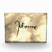 Jeanne d'Arc Saint Joan Heilige Johanna Signature Fotoblock (Vorderseite)