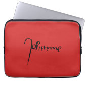 Jeanne d'Arc Saint Joan Heilige Johanna Signature Laptopschutzhülle (Vorderseite)