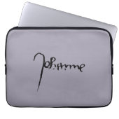 Jeanne d'Arc Saint Joan Heilige Johanna Signature Laptopschutzhülle (Vorderseite)