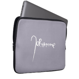 Jeanne d'Arc Saint Joan Heilige Johanna Signature Laptopschutzhülle