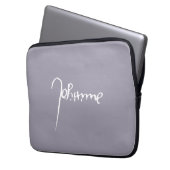 Jeanne d'Arc Saint Joan Heilige Johanna Signature Laptopschutzhülle (Vorderseite Links)