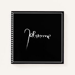 Jeanne d'Arc Saint Joan Heilige Johanna Signature Notizblock