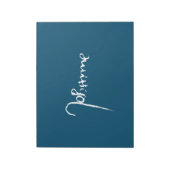 Jeanne d'Arc Saint Joan Heilige Johanna Signature Notizblock (Rotiert)