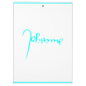 Jeanne d'Arc Saint Joan in heaven faith Signature Klemmbrett (Rückseite)