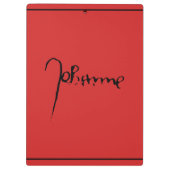 Jeanne d'Arc Saint Joan in heaven faith Signature Klemmbrett (Rückseite)